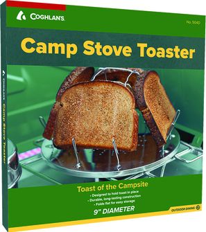 Coghlans Camp Stove Toaster Zložljiv toaster za bencinske, parafinske in plinske štedilnike