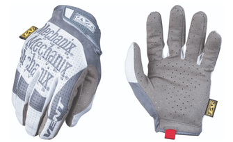 Delovne rokavice Mechanix Specialty Vent sive/bele barve