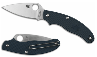 Spyderco UK Penknife žepni nož za vsakodnevno uporabo 7,5 cm, temno modra, FRN