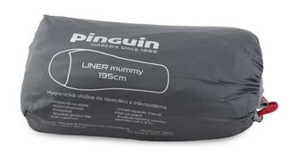 Pinguin Higienski vložek za spalno vrečo Liner Mummy siv 195cm