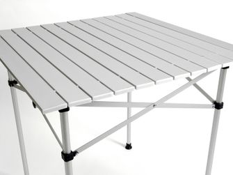 BasicNature Roll Table Potovalna mizica 70 x 70 cm