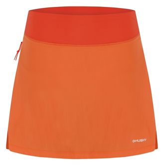 HUSKY žensko funkcionalno krilo s kratkimi hlačami Flamy L, oranžna