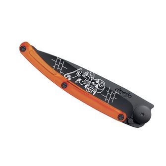Deejo zložljivi nož Street collection black orange Skate
