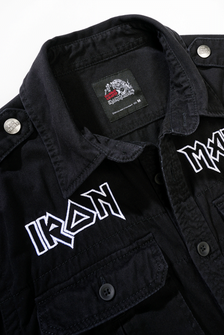 Brandit Iron Maiden Vintage majica z dolgimi rokavi Eddy, črna