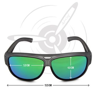 ActiveSol El Aviador Fitover-Child polarizirana sončna očala siva/mirrored