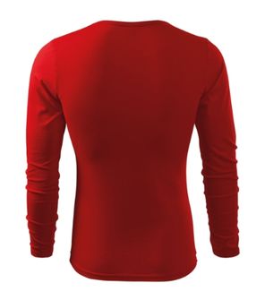 Malfini Fit-T LS moška majica z dolgimi rokavi, rdeča