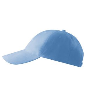 Malfini 6P otroška kapa s šiltom, svetlo-modra, 380g/m2