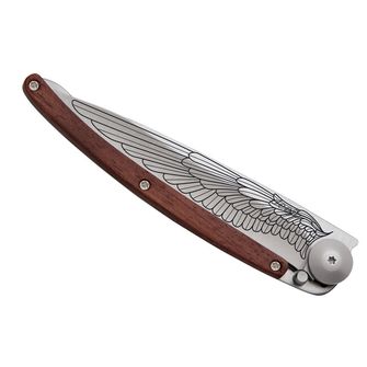 Deejo zložljivi nož Tattoo Wing coralwood