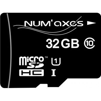 NUM´AXES 23GB Micro SDHC pomnilniška kartica Class 10 z adpaterjem