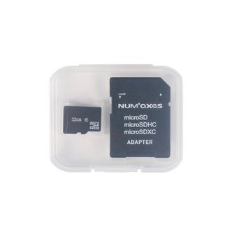 NUM´AXES 23GB Micro SDHC pomnilniška kartica Class 10 z adpaterjem