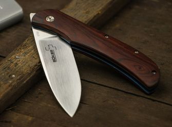 Böker Plus Exskelibur I Cocobolo žepni nož 8,9 cm, les Cocobolo, titan