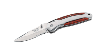 Žepni nož Herbertz 7,6 cm, les Pakka, jeklo