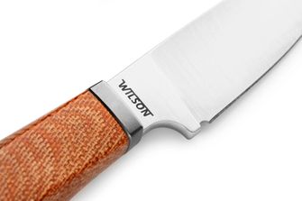 Nož Lionsteel s fiksnim rezilom in ročajem iz mikarte WILLY WL1 CVN