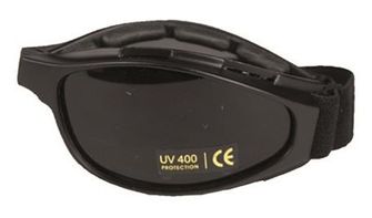 Mil-Tec Faltbar zložljiva športna očala v črni barvi