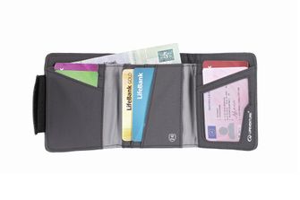 Lifeventure denarnica RFID siva