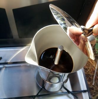 BasicNature Espresso aparat za kavo iz nerjavečega jekla za 6 skodelic