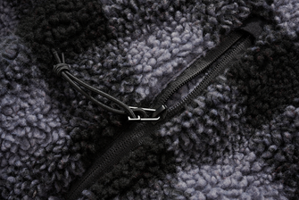 Brandit pulover iz flisa Teddyfleece Worker, črna/siva
