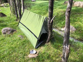 Origin Outdoors šotor za preživetje 3 v 1, 240x107x92 cm, zelen