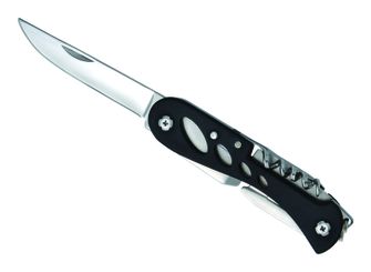 Baladeo ECO161 Večnamenski nož Barrow 7 funkcij, črn