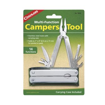 Coghlans CL Camper Camping Tools - zložljivo večnamensko orodje iz nerjavečega jekla