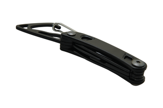 Baladeo ECO205 Tech večnamenski mini nož, 5 funkcij, črn