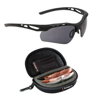 Swiss Eye® Attack taktična očala v črni barvi