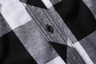 Blagovna znamka Brandit Kastelasta majica s kratkimi rokavi, bela/črna