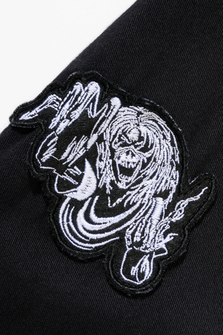 Brandit Iron Maiden Vintage majica z dolgimi rokavi Eddy, črna