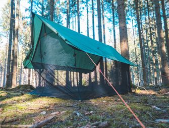 Amazonas Vsestranski vremensko odporen šotor z visečo mrežo in zaščito pred insekti
