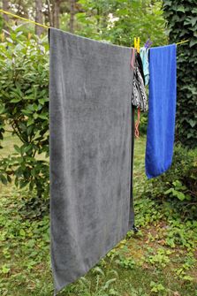 BasicNature Frotirna brisača 85 x 150 cm modra