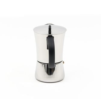 BasicNature Espresso aparat za kavo iz nerjavečega jekla za 9 skodelic