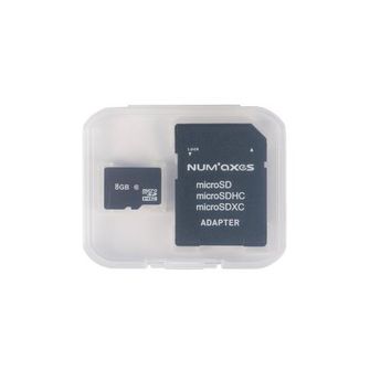 NUM´AXES 8GB Micro SDHC pomnilniška kartica Class 10 z adpaterjem