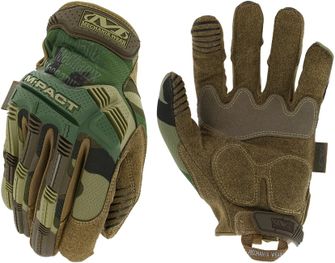 Mechanix M-Pact woodland camo rokavice z protiudarno zaščito