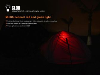 Fenix mini svetilka CL09 črna, 200 lumnov