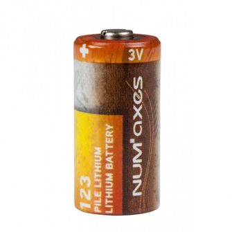 NUM´AXES Litijeva baterija CR123 BLISTER