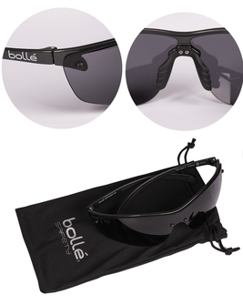 Bollé® zaščitna očala SILIUM+ smoke v črni barvi