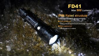 Fenix taktična LED svetilka FD41zoom, 900 lumnov