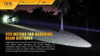 Fenix LED svetilka TK15, 1000 lumnov