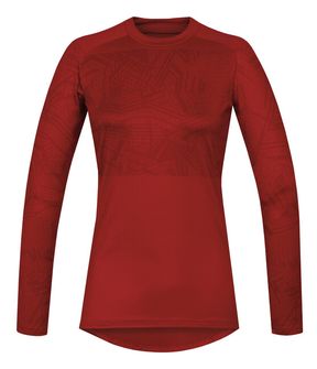Husky Termoperilo Active Winter Ženska majica z dolgimi rokavi, rdeča