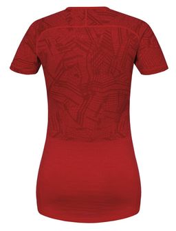 Husky Merino Thermal Underwear Ženska majica s kratkimi rokavi Rdeča