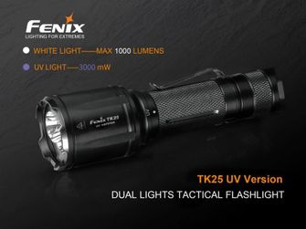 Taktična LED svetilka Fenix TK25 UV, 1000 lumnov