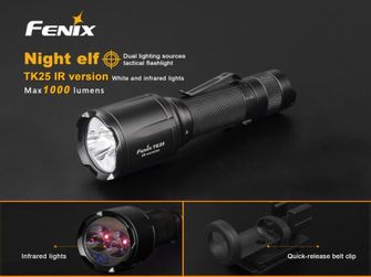 Taktična LED svetilka Fenix TK25 IR, 1000 lumnov