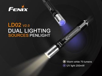 Svetilka Fenix LD02 High CRI + UV
