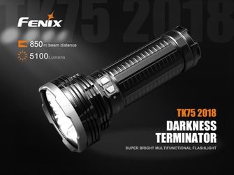 Svetilka Fenix TK75 4xCree XHP35 HI, 5100 lumnov