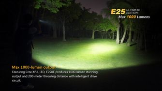 Svetilka Fenix E25 Ultimate Edition, 1000 lumnov