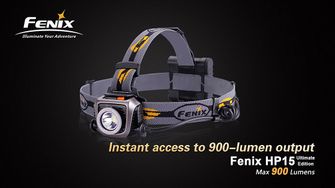 Naglavna svetilka Fenix HP15 Ultimate Edition, 900 lumnov
