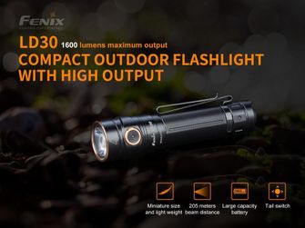 Fenix svetilka LD30 + USB baterija 3500 mAh