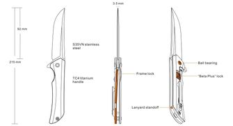 Zložljivi žepni nož Ruike M121-TK
