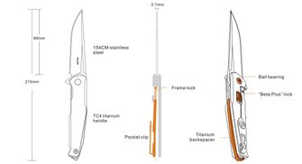 Zložljivi žepni nož Ruike M108-TZ