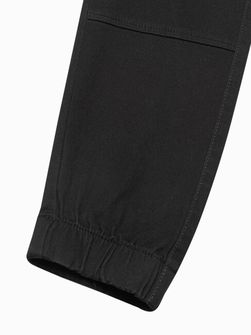 Ombre moške jogger kargo hlače V18 P886, črne